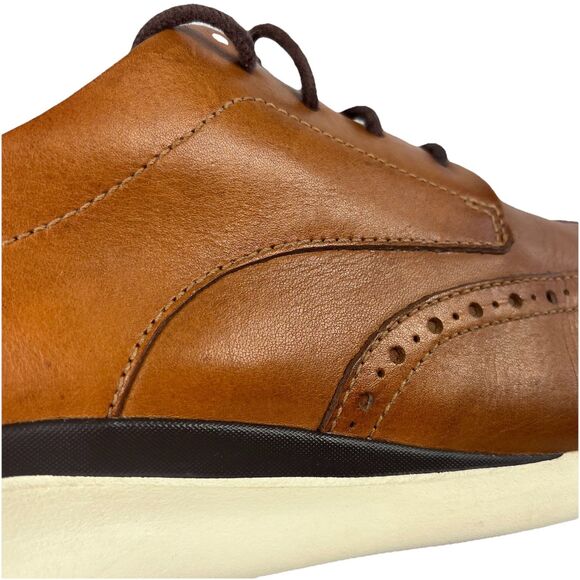 Cole Haan Handmade Mens Brown Leather Wingtip Oxford Sneakers 12 main image 5